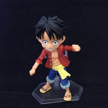 Junjue Tek Parça Yeni Dünya Q Versiyonu Shf Eklemler Hareketli Hasır Şapka Luffy Kutulu El Ofis Süsleme Modeli (Yurt Dışından)