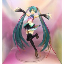 Junjue Hatsune Miku 10. Yıldönümü Sürümü Hatsune Kutulu El Tipi Ofis Heykelcik Modeli (Yurt Dışından)