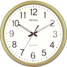Regal 0208 GW Plastik Kasa Duvar Saati