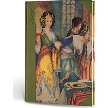 Le Color Osmanlı Kaftan Journal Çizgili Sultan Yeşil