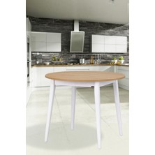 Avanos Yuvarlak Sabit Mdf Mutfak Masası - Q90 cm