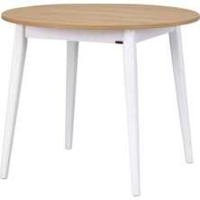 Avanos Yuvarlak Sabit Mdf Mutfak Masası - Q90 cm