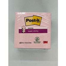 3M Post-It® Super Sticky Z-Not 76 mm x 76 Mm, 90 Yaprak/pad, 6 Pads/pack