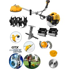 Projcb Plus 4x4 Wounderigh 20 Hp Yan Tipi Benzinli Motorlu Ot Çalı Tırpanı + Toprak Eşeleme + Akrobat Çapalama