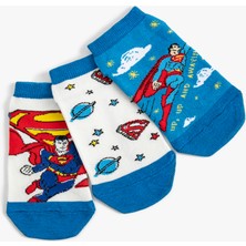 Koton 3'lü Superman Lisanslı Çorap Seti