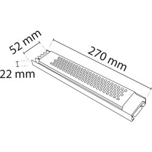 Noas 33A Süper Slim Trafo 360W Noas