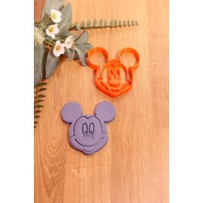 3D Layer Craft Mickey ve Minnie 2'li Set Kurabiye Kalıbı ve Hamur Şekillendirici