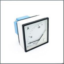 Frer Ac Analog Ampermetre 125/5A Akım Trafosu Girişli 96 x 96 mm 90°