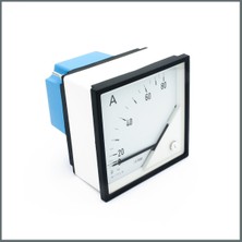 Frer AC Analog Ampermetre 80/5A Akım Trafosu Girişli 96x96mm.90°