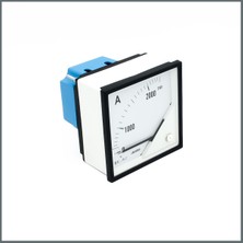 Frer Ac Analog Ampermetre 2500/5A Akım Trafosu Girişli 96 x 96 mm 90°