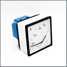 Frer Ac Analog Ampermetre 800/5A Akım Trafosu Girişli 96 x 96 mm 90°