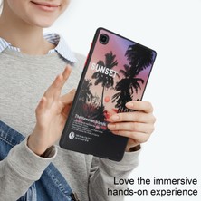 XFashion Samsung Galaxy Tab A7 Lite T225 T220 Desenli Kılıf Skin-Touch Tablet Kapak (Yurt Dışından)