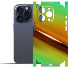 Ipg Apple iPhone 15 Pro ile Uyumlu Arka ve Yanlar Için Ipg Tam Koruma Dekoratif Sticker Kaplama (Kılıf Değildir)