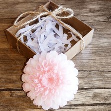 Huzur Soap Huzur Sabun, Krizantem Çiçek Desenli Lik Ve Doğal El Yapımı Kokulu Sabun (Pembe Ve Beyaz)