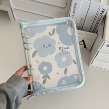 Bifeng Shop Gümüş Tarzı A6 A5 A6 Fermuar Bağlayıcı Fotoğraf Kartı Koleksiyonu Kitap Kartpostal Organizatör Günlüğü Dizüstü Okul Kırtasiye (Yurt Dışından)