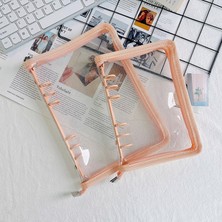 Bifeng Shop Gümüş Tarzı A6 A5 A6 Fermuar Bağlayıcı Fotoğraf Kartı Koleksiyonu Kitap Kartpostal Organizatör Günlüğü Dizüstü Okul Kırtasiye (Yurt Dışından)
