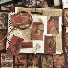 Bifeng Shop C Tarzı Journamm Ack Ins Malzemeleri Mini Kitap Dıy Scrapbooking Dekor Önemsiz Dergisi Kolaj Fotoğraf Albümü Kırtasiye Zanaat Not Kağıdı (Yurt Dışından)