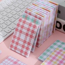 Bifeng Shop C Tarzı Yapışkan Not Izgara Çizgileri Renkli Bloknot Çıkartması Scrapbooking Dıy Not Defteri Günlüğü Kawaii Kırtasiye Ofis Okul Malzemeleri (Yurt Dışından)