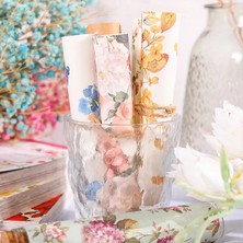 Bifeng Shop B Tarzı Nedıe Ack Çiçek Kraft El Işi Kağıdı Seti Dıy Scrapbooking Sanat Estetik Kolaj Kırtasiye Dekor Önemsiz Dergisi Arka Plan Kağıdı (Yurt Dışından)