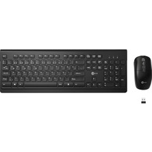 Lenovo Lecoo KW203 2.4ghz Kablosuz Türkçe Q Klavye & Mouse Set Siyah