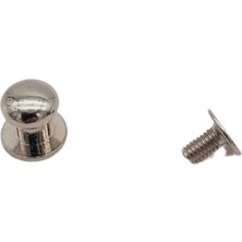 Angel Çanta Aksesuar Vidalı Trok Rivet Gümüş Renk 1 Adet