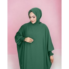 Mercan Hijab Mercan Şallı Abaya Elbise