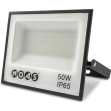 Noas 50W LED Projektör 6500K Beyaz Işık 4500 Lümen IP65 Koruma Sınıfı ile Güçlü Aydınlatma