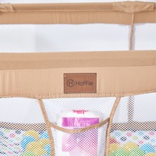 Hoffie Playard Basket Potalı Güvenli Bebek ve Çocuk Oyun Alanı Oyun Parkı 125X125 Oyun Matı ve Topları