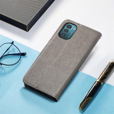 Yihang Boutique Nokia G21 Kısa Kayış Dört Yapraklı Yonca Flip Kapak Telefon Kılıfı (Yurt Dışından)