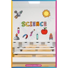 Nova Noook Bilim Okul Science Sticker Etiket (STİCKER-00008)