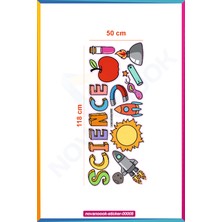 Nova Noook Bilim Okul Science Sticker Etiket (STİCKER-00008)