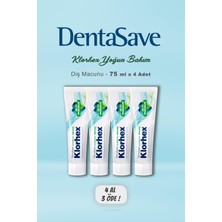 Dentasave 4 Al 3 Öde Dentasave Klorhex Diş Macunu 75 Ml