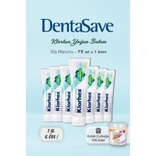 Dentasave Klorhex Diş Macunu 7 Al 6 Öde  75 Ml Ve Kulak Çubuğu,