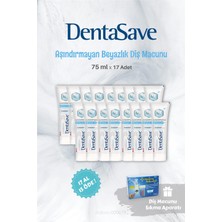 Dentasave 17 Al 15 Öde Dentasave Aşındırmayan Beyazlık Diş Macunu 75 Ml Ve Diş Macunu Sıkma Aparatı