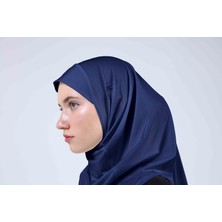 Ecardin Pro Hijab - Premium Atletik Sporcu Kadın Başörtüsü Ultra Konforlu Gözenekli Tesettür Hazır Hijab Bone