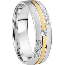 İryum Kadın Pırlanta Tasarım Alyans- Nişan Yüzüğü