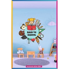 Nova Noook Okula Geri Dönüş Eğitim Çocuk Sticker Etiket (STİCKER-00011)