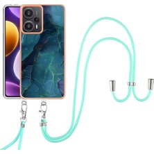 YH Mall Xiaomi Poco F5 5g Kapak Yumuşak Tpu Tampon Mermer Ayrılabilir Kayış (Yurt Dışından)