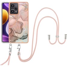 YH Mall Xiaomi Poco F5 5g Kapak Yumuşak Tpu Tampon Mermer Ayrılabilir Kayış (Yurt Dışından)