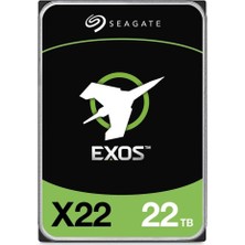 Seagate Exos ST22000NM001E 3.5'' 22TB 512MB 7200RPM Nas HDD Sabit Disk