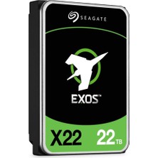 Seagate Exos ST22000NM001E 3.5'' 22TB 512MB 7200RPM Nas HDD Sabit Disk