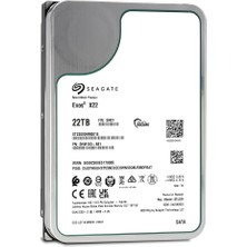 Seagate Exos ST22000NM001E 3.5'' 22TB 512MB 7200RPM Nas HDD Sabit Disk