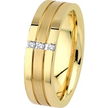 İryum Kadın Pırlanta Tasarım Alyans -Nişan Yüzüğü