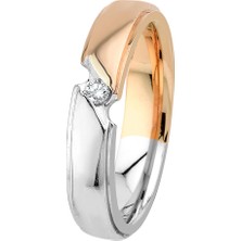 İryum Kadın Pırlanta Tasarım Alyans -Nişan Yüzüğü