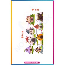 Nova Noook Çocuk Cüce Masal Evi Kreş Sticker (STICKER-00013)