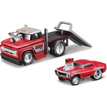 Maisto Muscle Machines Taşıyıcı ve Araç Set 1/64 02 59049