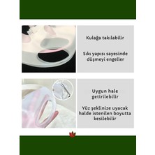 Uqmo - Yüz Maskesi Koruyucu & Sabitleyici - Kağıt Maske Sabitleyici - Beyaz