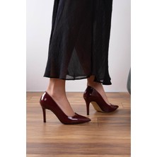 Sovrana Özel Seri Klasik Stiletto Bordo Rugan