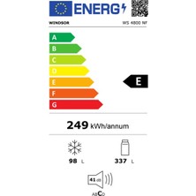 Windsor 4800 Nf E Enerji Sınıfı 434 Lt No-Frost Buzdolabı