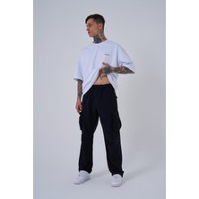 Machinist Erkek Paraşüt Pantolon Black